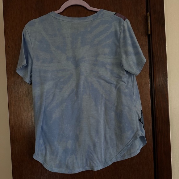 Stitch up cycle bleach blue tee - Picture 3 of 3